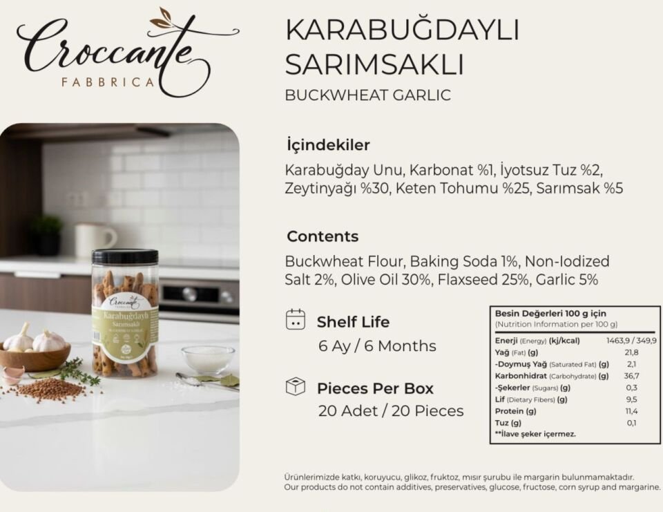 KARABUĞDAYLI SARIMSAKLI