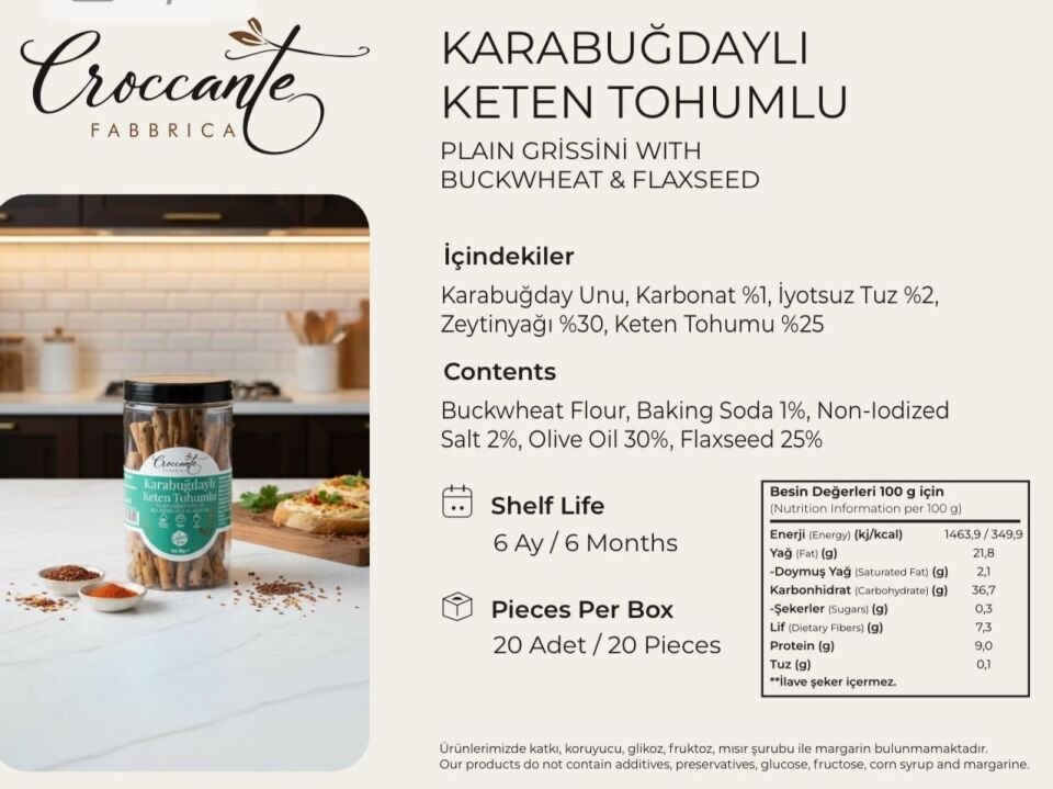 KARABUĞDAYLI KETEN TOHUMLU