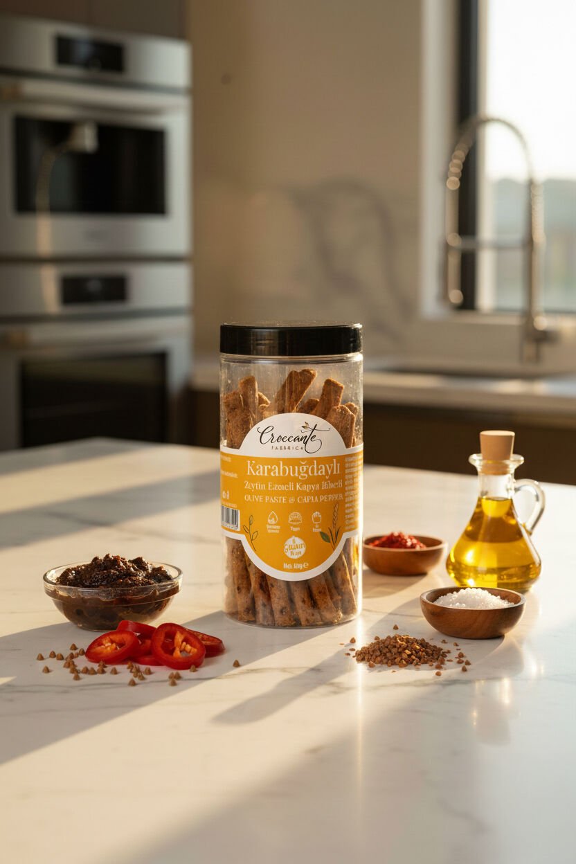 KARABUĞDAYLI ZEYTİN EZMELİ KAPYA BİBERLİ